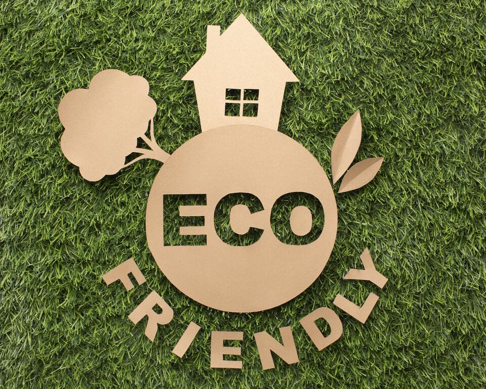 Eco-sustainability and decoration.