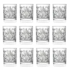 12 Double Old Fashioned Tumbler Glasses in Luxury Eco Crystal - Destino Viadurini