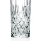 12 Tumbler Alto Highball Glasses for Cocktail in Eco Crystal - Cantabile Viadurini
