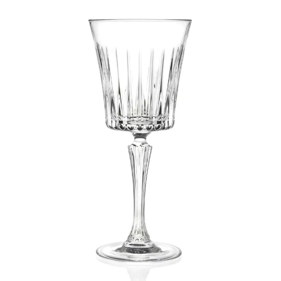 12 Luxury Ecological Crystal Water Cocktail Wine Glasses - Senzatempo Viadurini