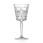 12 Glasses for Water, Drinks or Cocktail Design in Decorated Eco Crystal - Destino Viadurini