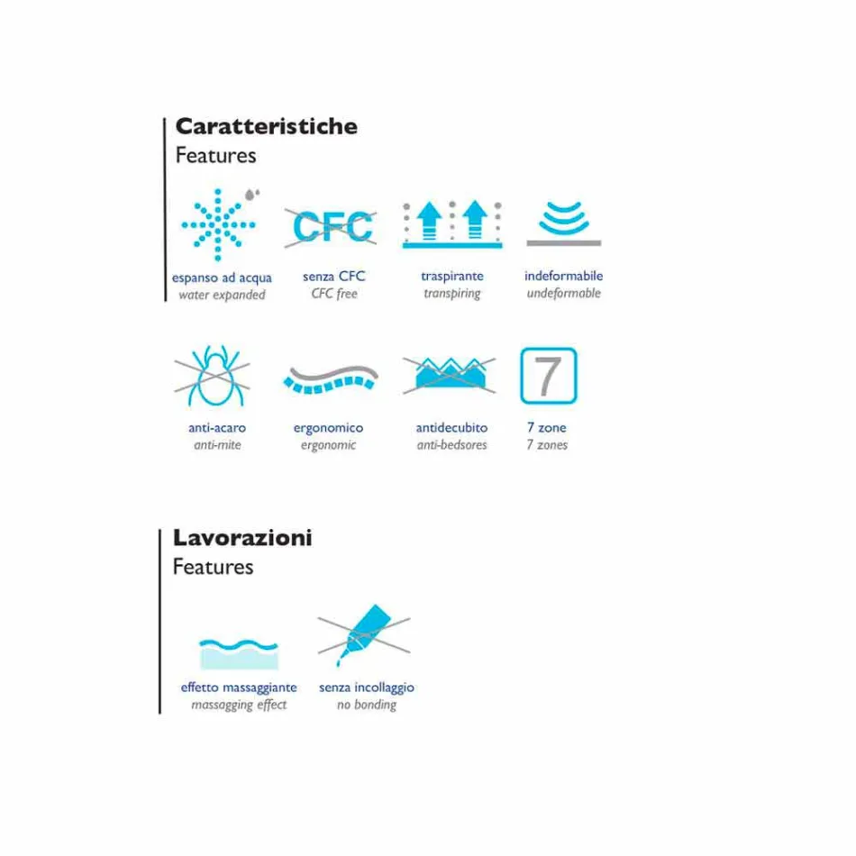 Mattress Bio Maxi Single Viadurini