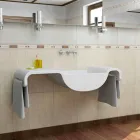 Wave Sink Bathroom Furniture Made in Italy Viadurini