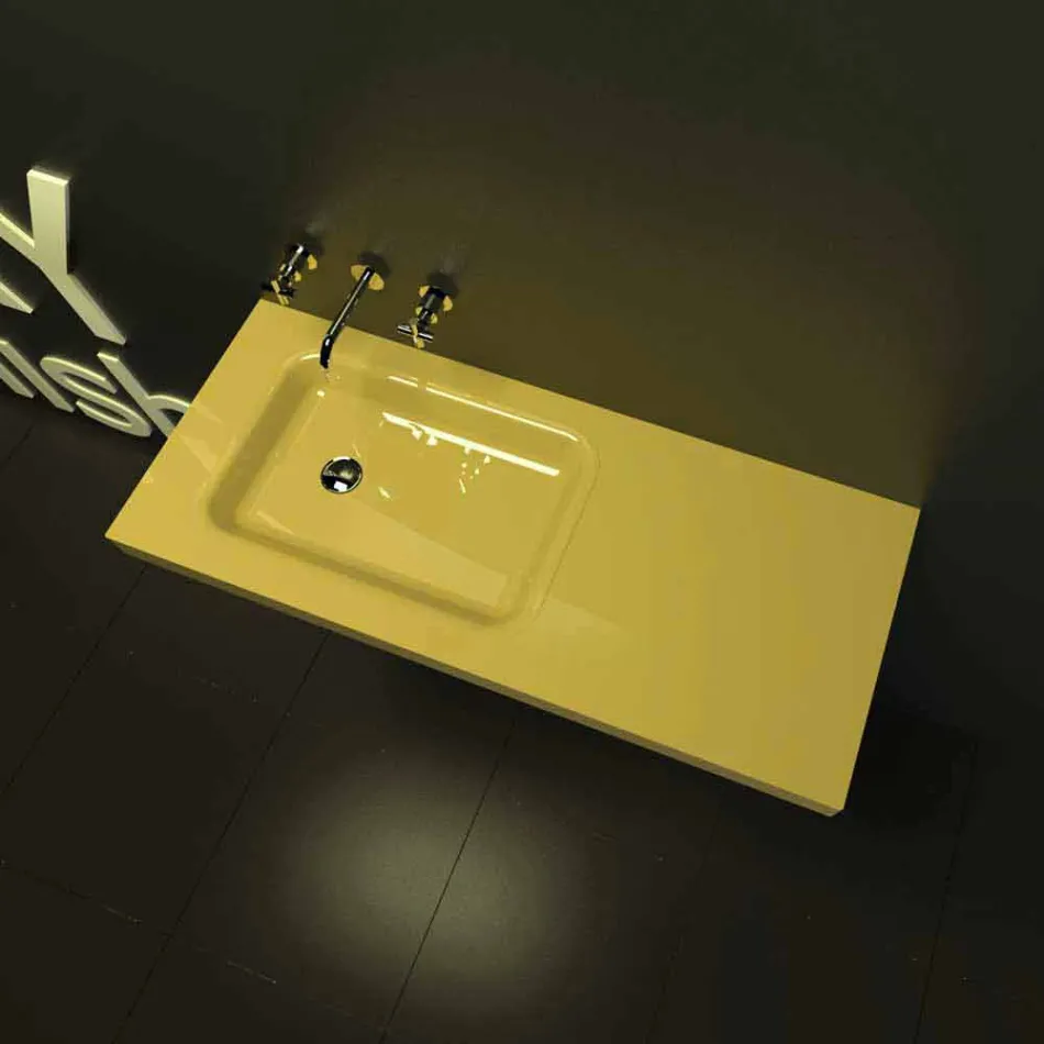 Saddled Sink Bathroom Furniture Made in Italy Viadurini