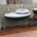 Wall mounted sink Stone, modern Italian design made in Italy