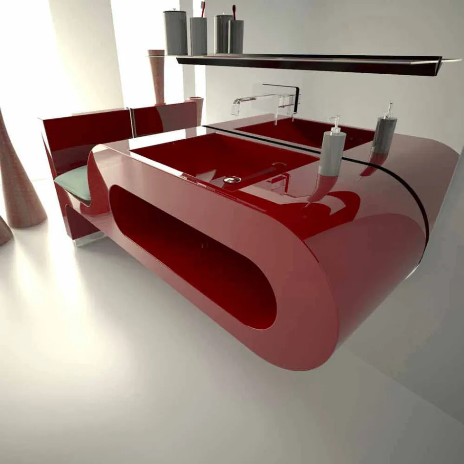 Garfish Bathroom Sink Design Made in Italy Viadurini