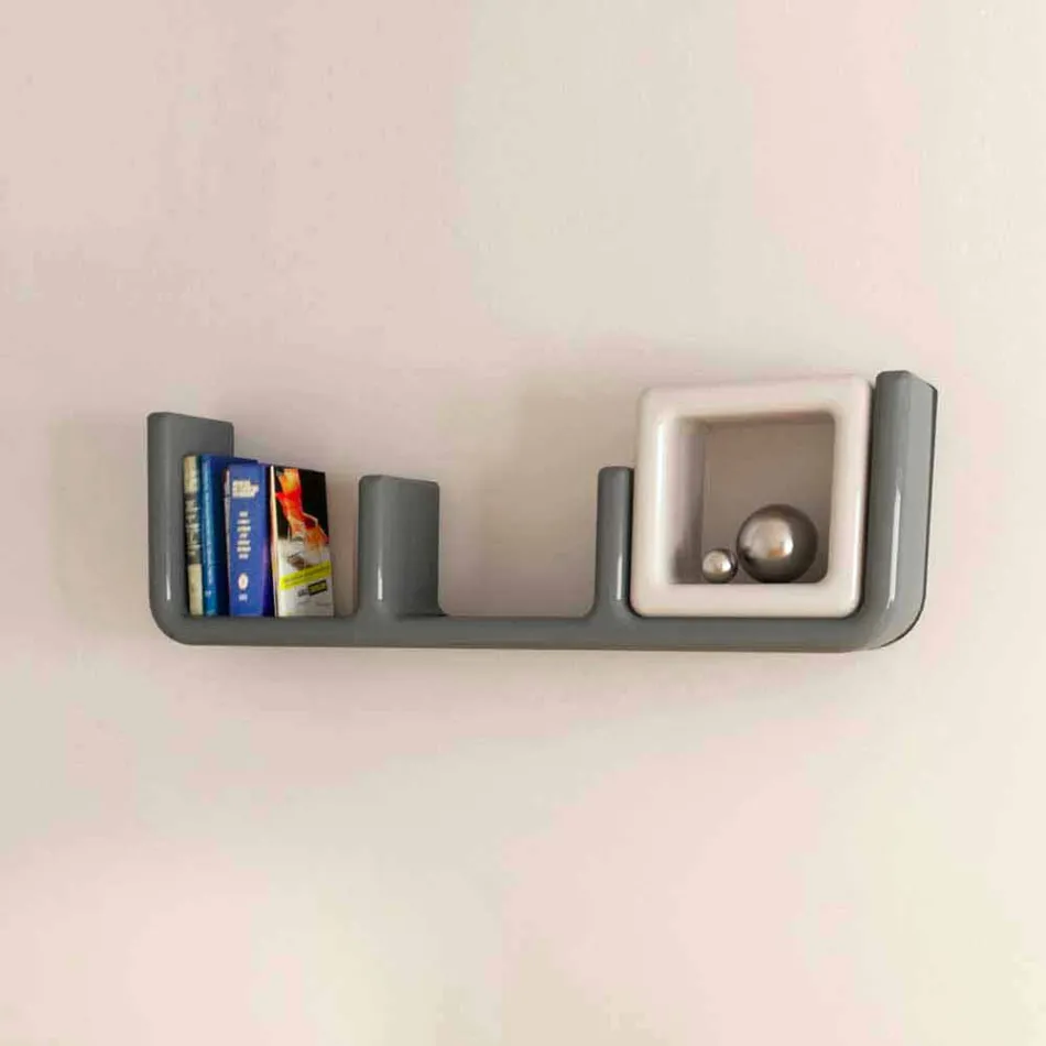 Shelf Modern Design Atlas Made in Italy Viadurini