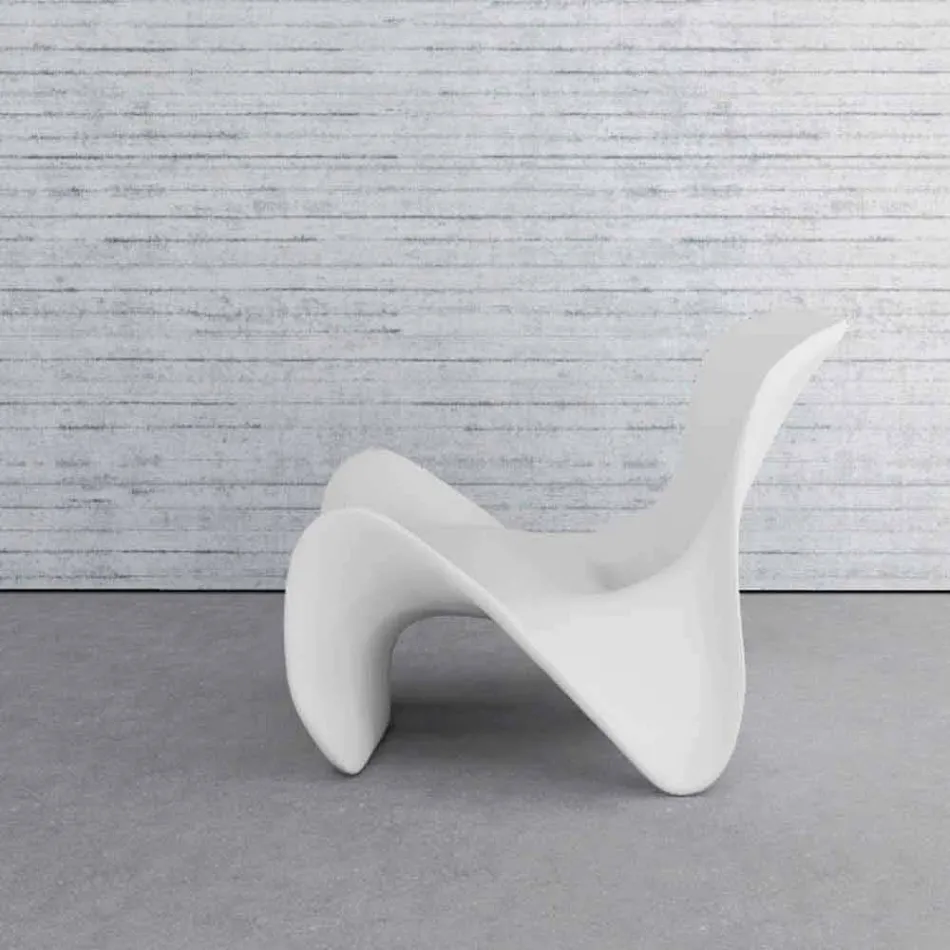 Armchair Design Modern Shape Made in Italy Viadurini