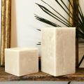 2 Square Candles of Different Sizes in Wax Made in Italy - Adelle