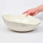 2 Salad Bowls in White Porcelain Unique Pieces of Italian Design - Arciconcreto Viadurini
