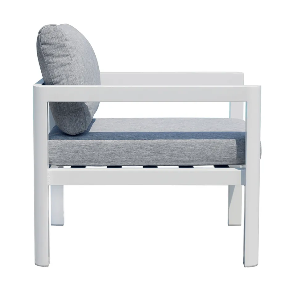 2 Outdoor Chairs in Aluminum and Polyester Cushions - Mickey Mouse Viadurini