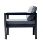 2 Outdoor Chairs in Aluminum and Polyester Cushions - Mickey Mouse Viadurini