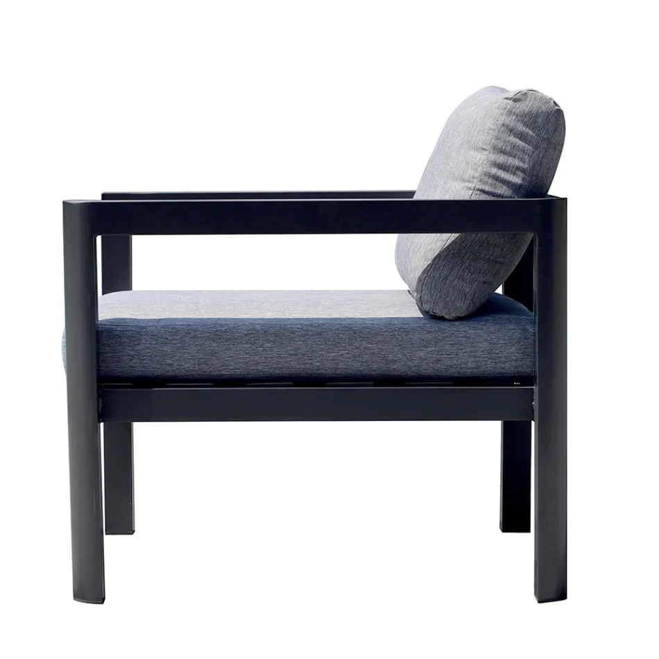 2 Outdoor Chairs in Aluminum and Polyester Cushions - Mickey Mouse Viadurini