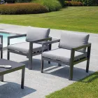 2 Outdoor Chairs in Aluminum and Polyester Cushions - Mickey Mouse Viadurini