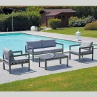 2 Outdoor Chairs in Aluminum and Polyester Cushions - Mickey Mouse Viadurini