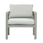 2 Outdoor Chairs in Aluminum and Polyester Cushions - Mickey Mouse Viadurini