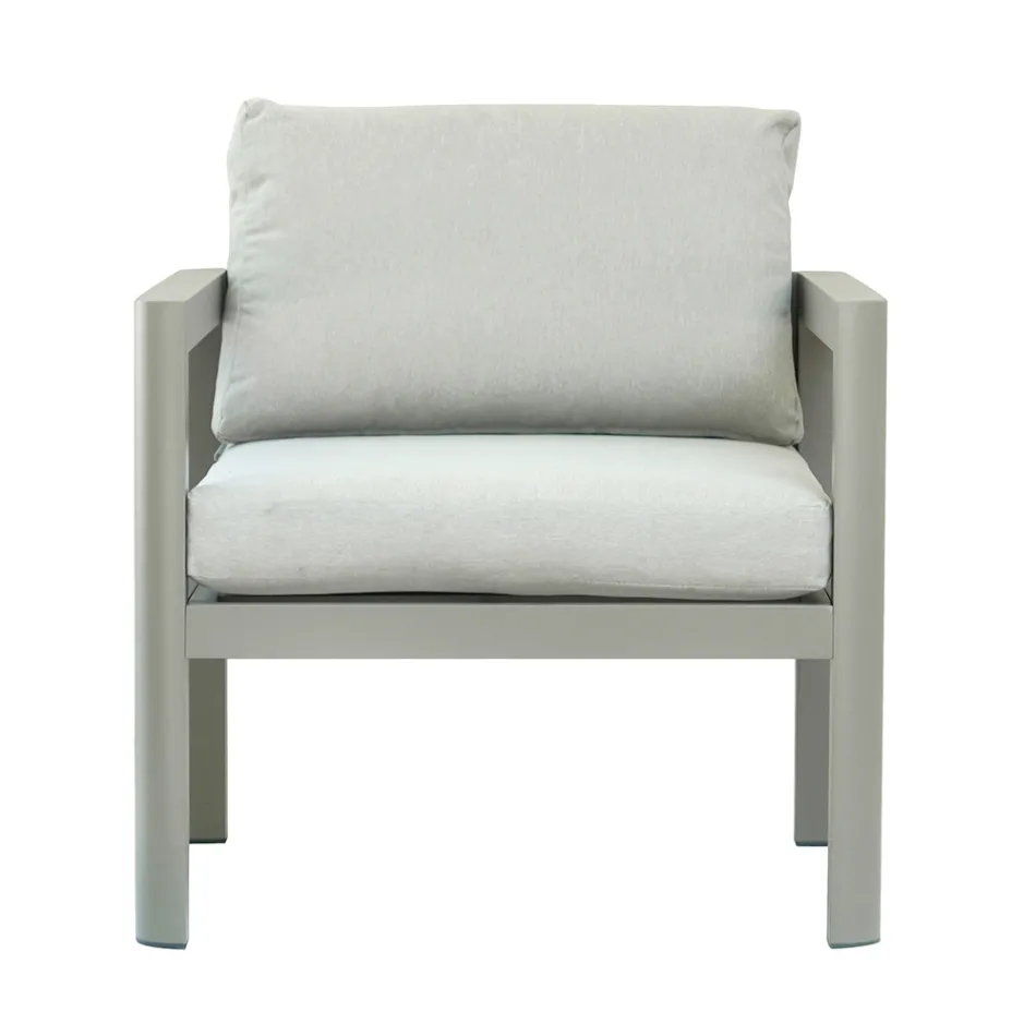 2 Outdoor Chairs in Aluminum and Polyester Cushions - Mickey Mouse Viadurini