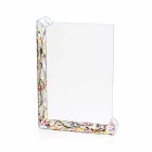 2 Multiple Table Photo Frame in Colored Plexiglass or with Wood - Menelao Viadurini