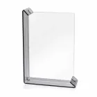 2 Multiple Table Photo Frame in Colored Plexiglass or with Wood - Menelao Viadurini