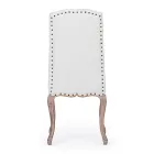 2 Dining Room Chairs with Upholstered and Upholstered Seat Homemotion - Mania Viadurini