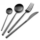 24 Cutlery in Polished Forged Steel of Different Finishes Made in Italy - Osaka Viadurini