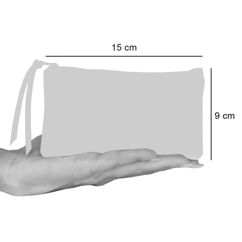 3 Hand-Printed Cotton Clutches in Unique Pieces - Viadurini by Marchi Viadurini