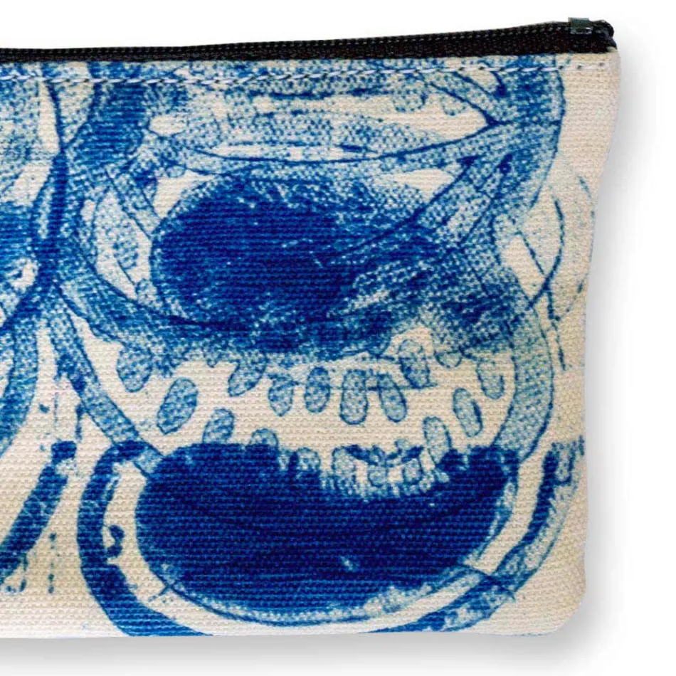 3 Hand-Printed Cotton Clutches in Unique Pieces - Viadurini by Marchi Viadurini
