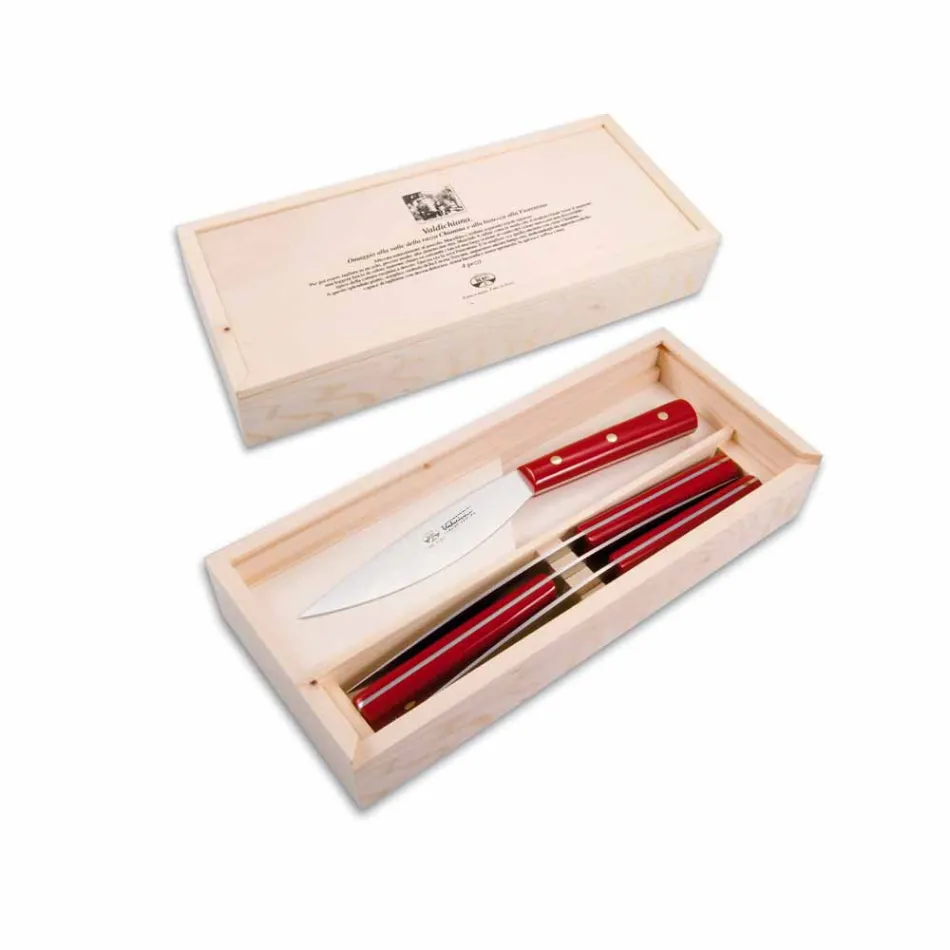 4 Berti Valdichiana table knives exclusively for Viadurini - Alanno Viadurini