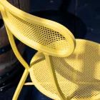 4 Metal Garden Chairs in Different Colors Made in Italy - Hedge Viadurini