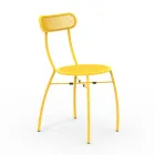 4 Metal Garden Chairs in Different Colors Made in Italy - Hedge Viadurini