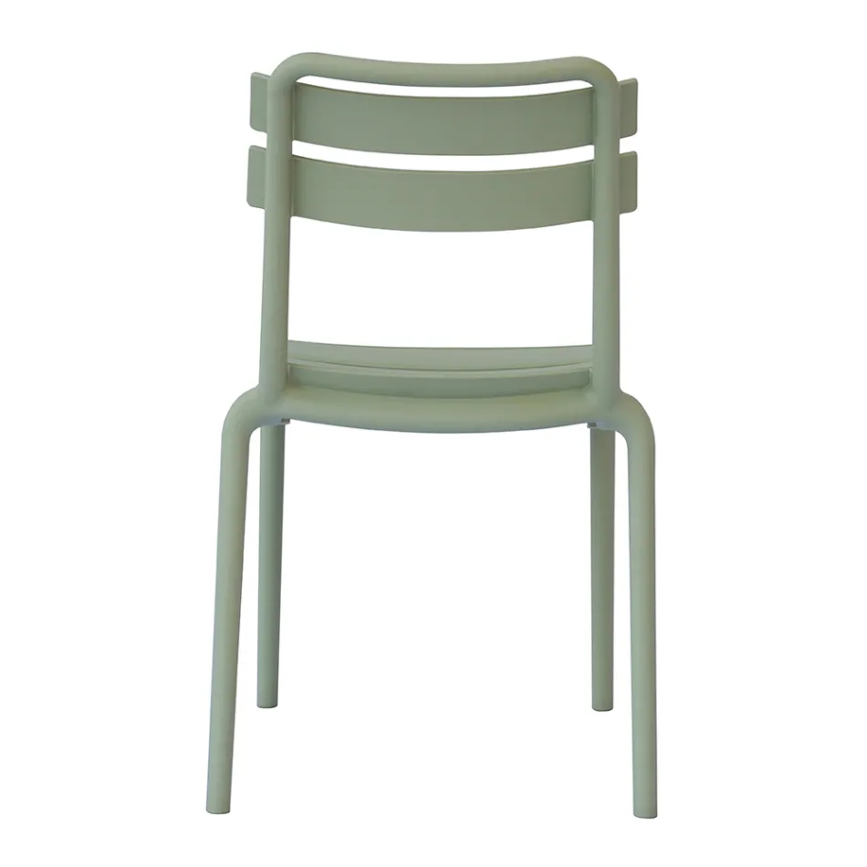 4 UV-Resistant Polypropylene Garden Chairs - Amarillis Viadurini