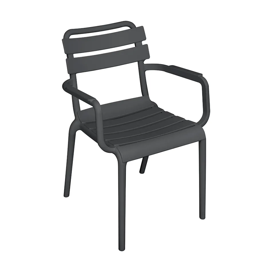 4 UV-Resistant Polypropylene Garden Chairs - Amarillis Viadurini