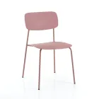 4 Dining Chairs in Steel and Polypropylene - Aquila Viadurini