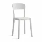 4 Outdoor Stackable Polypropylene Chairs Made in Italy Design - Alexus Viadurini