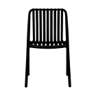 4 Stackable Garden Chairs in Polypropylene and Fiberglass - Orelia Viadurini