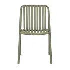 4 Stackable Garden Chairs in Polypropylene and Fiberglass - Orelia Viadurini