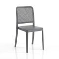 4 Stackable Indoor and Outdoor Chairs in Polypropylene - Peacock