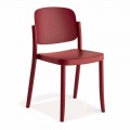 4 Modern Stackable Outdoor Chairs in Polypropylene Made in Italy - Bernetta