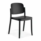 4 Modern Stackable Outdoor Chairs in Polypropylene Made in Italy - Bernetta Viadurini