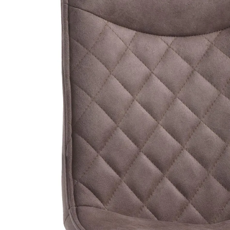 4 Chairs Upholstered in Aged Effect Synthetic Leather - Hydrogen Viadurini