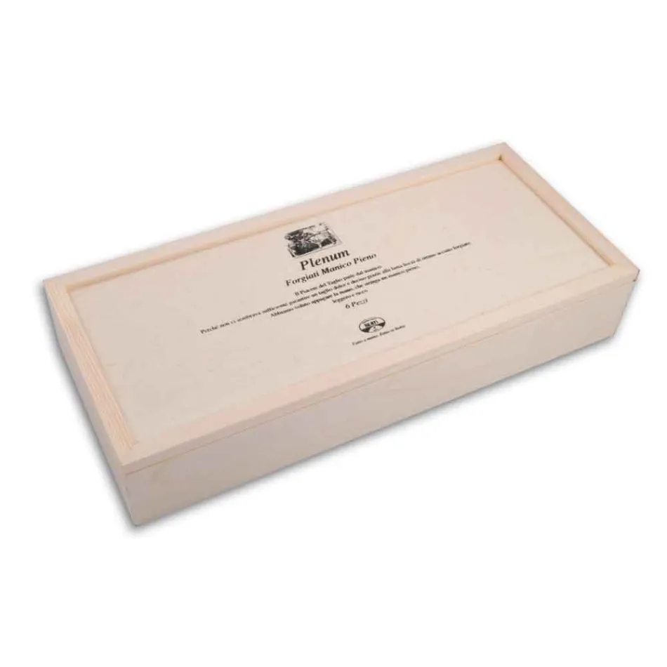 6 Berti Plenum Smooth Blade Knives Exclusive for Viadurini - Andalo Viadurini