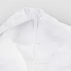 Italian Luxury White Heavy Linen Bathrobe with Hood - Palace Viadurini