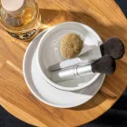 Bathroom Accessories in White Refractory Clay Made in Italy - Antonella Viadurini