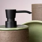 Green Bathroom Accessories in Refractory Clay Made in Italy - Antonella Viadurini