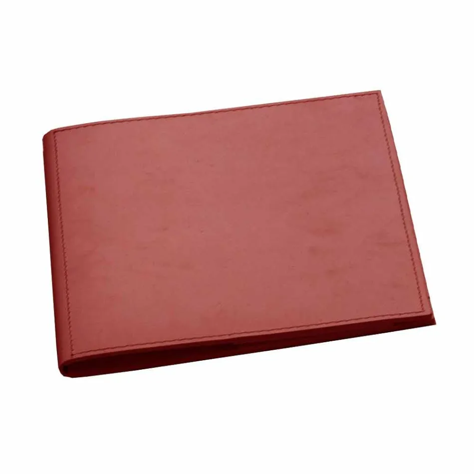 Desk Accessories in Regenerated Leather 5 Pieces Made in Italy - Aristotle Viadurini