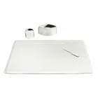 4 Piece Regenerated Leather Desk Accessories Made in Italy - Ebe Viadurini