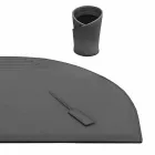 Desk Accessories in Regenerated Leather 4 Pieces Made in Italy - Medea Viadurini