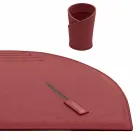 Desk Accessories in Regenerated Leather 5 Pieces Made in Italy - Medea Viadurini