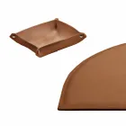 Desk Accessories in Regenerated Leather 5 Pieces Made in Italy - Medea Viadurini