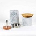 Space Saving Accessories for Kitchen Tools in Marble, Wood and Steel - Astoria